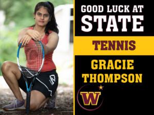 Windsor High School Tennis photo yard sign