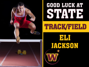 Windsor High School Track photo yard sign