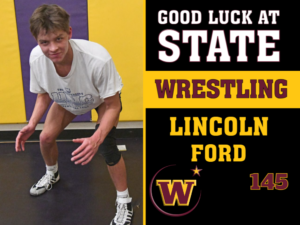 Windsor High School Wrestling photo yard sign