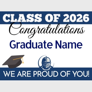 Severance High School graduation yard signs