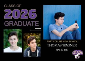 Fort Collins High School Graduation Announcement