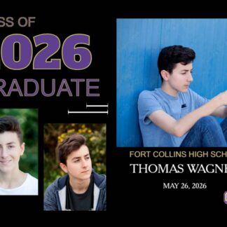 Fort Collins High School Graduation Announcement