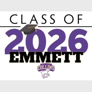 Fort Collins High School graduation yard signs
