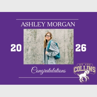 Fort Collins High School graduation yard signs