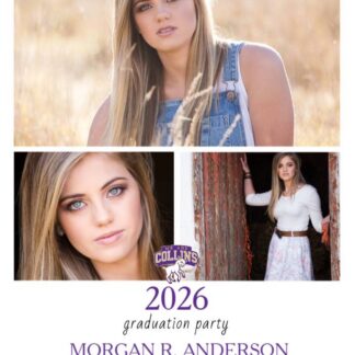 Fort Collins High School Graduation Announcement