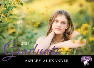 Fort Collins High School graduation announcement