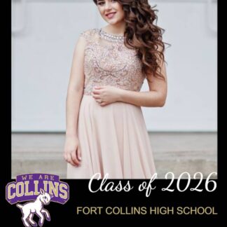 Fort Collins High School Graduation Announcement