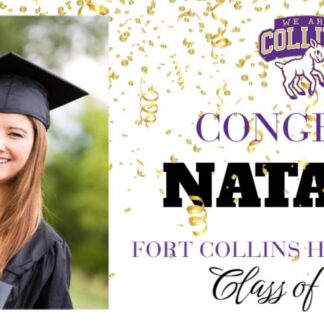 Fort Collins High School Graduation Banners