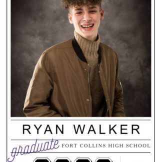 Fort Collins High School Graduation Announcement