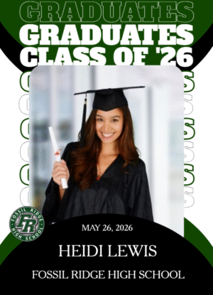 Fossil Ridge High School Graduation Announcements