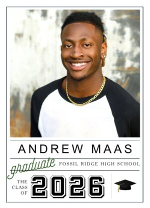 Fossil Ridge High School Graduation Announcements