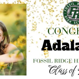 Fossil Ridge High School Graduation Banners