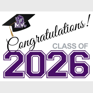 Mountain View High School graduation yard signs