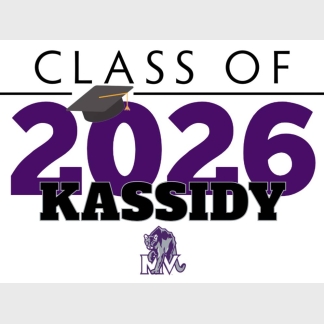 Mountain View High School graduation yard signs