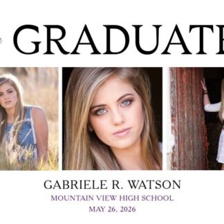 Mountain View High School Graduation Announcements