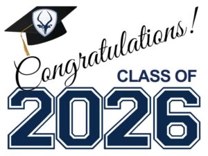 Poudre High School graduation yard signs