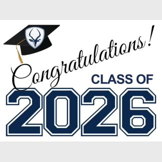 Poudre High School graduation yard signs