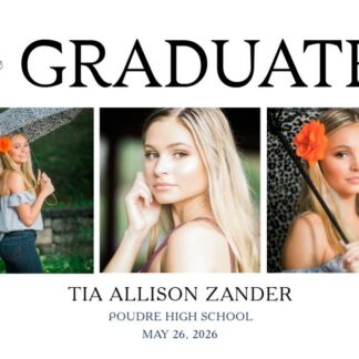 Poudre High School Graduation Announcements