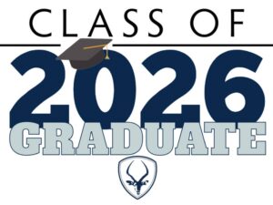 Poudre High School graduation yard signs