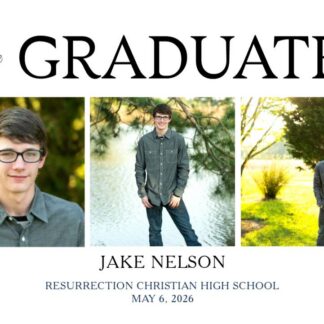 Resurrection Christian Graduation Announcements