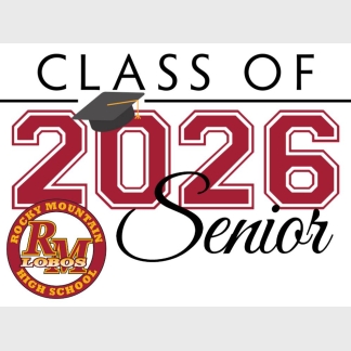 Rocky Mountain High School graduation yard signs