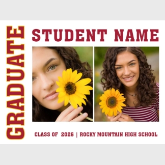 Rocky Mountain High School graduation yard signs