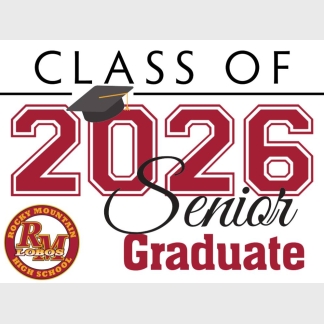 Rocky Mountain High School graduation yard signs