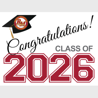 Rocky Mountain High School graduation yard signs