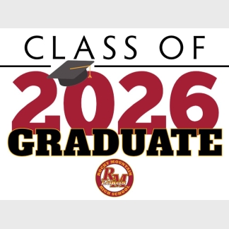 Rocky Mountain High School graduation yard signs