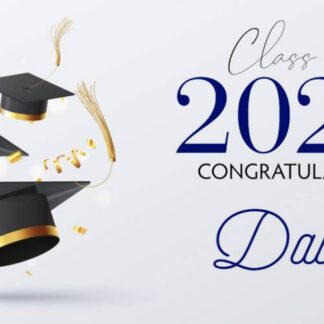Severance High School graduation banners