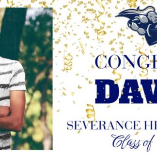Severance High School graduation banners
