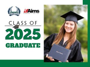 Windsor Charter Early College AIMS logo graduation yard sign