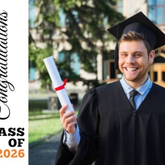 Photo Graduation yard sign