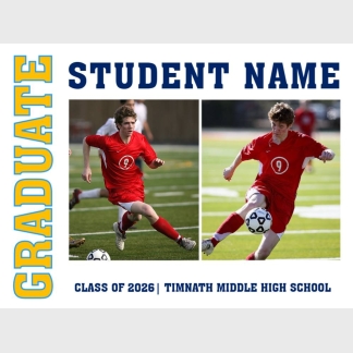 Timnath Middle High School graduation yard signs