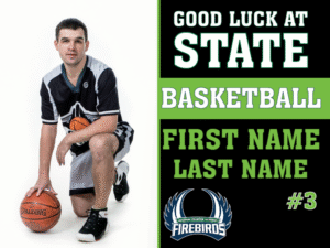 Windsor Charter Academy Basketball yard sign