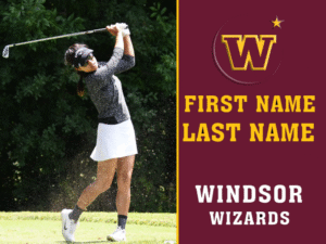 Windsor High School golf yard sign