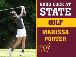 Windsor High School golf yard sign