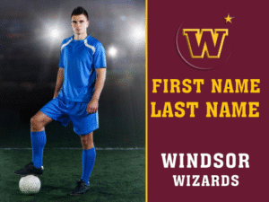 Windsor High School soccer yard sign