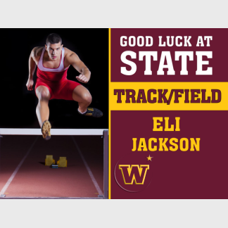 Windsor High School track yard sign