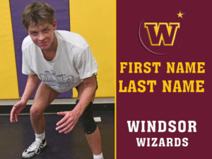 Windsor High School wrestling yard sign