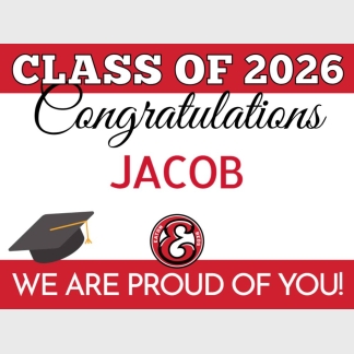 Eaton High School Graduation Yard signs