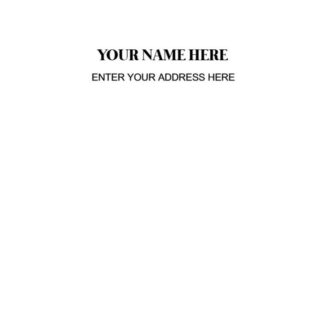 Pre Printed Return 5X7 Envelopes