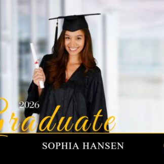 Timnath Middle High School graduation announcement