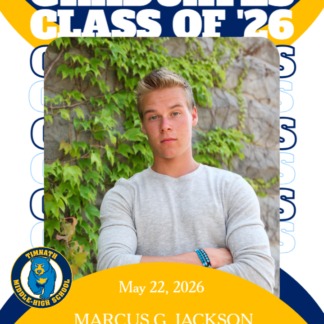 Timnath Middle High School graduation announcement