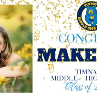 Timnath Middle High School Graduation Banners