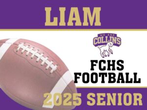 FORT COLLINS HIGH SCHOOL FOOTBALL YARD SIGN