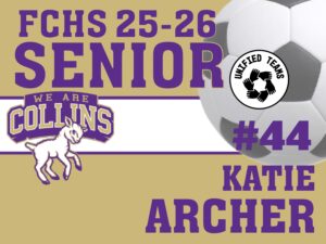 Fort Collins High School Unified Soccer yard signs