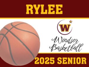 Windsor High School Basketball yard sign