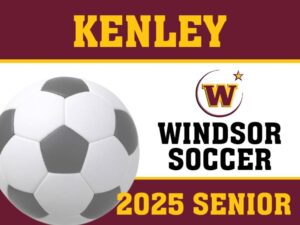 WINDSOR HIGH SCHOOL Soccer YARD SIGN