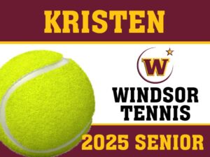 WINDSOR HIGH SCHOOL Tennis YARD SIGN